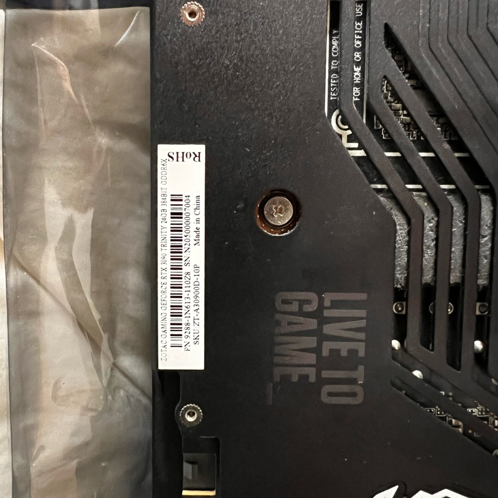 ZOTAC Gaming GeForce RTX™ 3090 Trinity OC 24GB GDDR6X - Picture 4 of 10